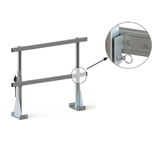 Guard Rail Kit Telescopic Version To EN8120 Elevator Equipment